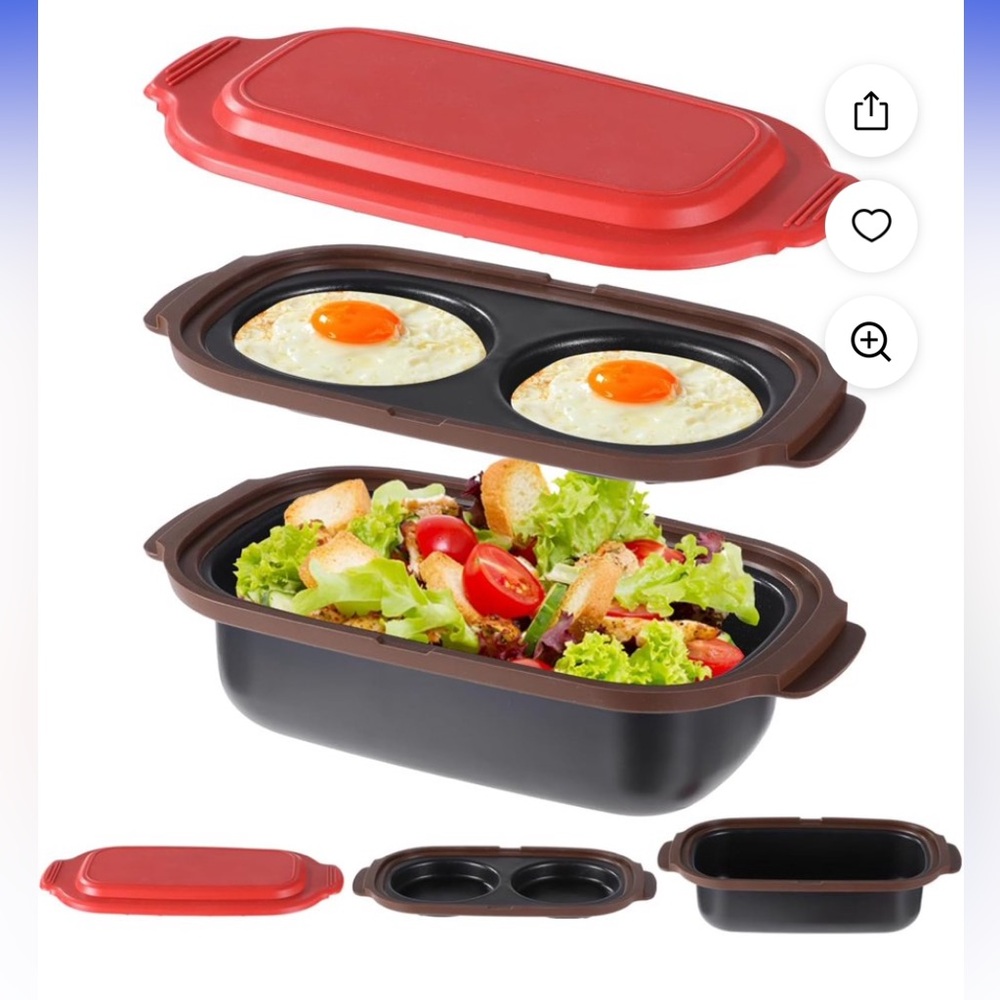 Red Microwave Cookware Set by Prepology